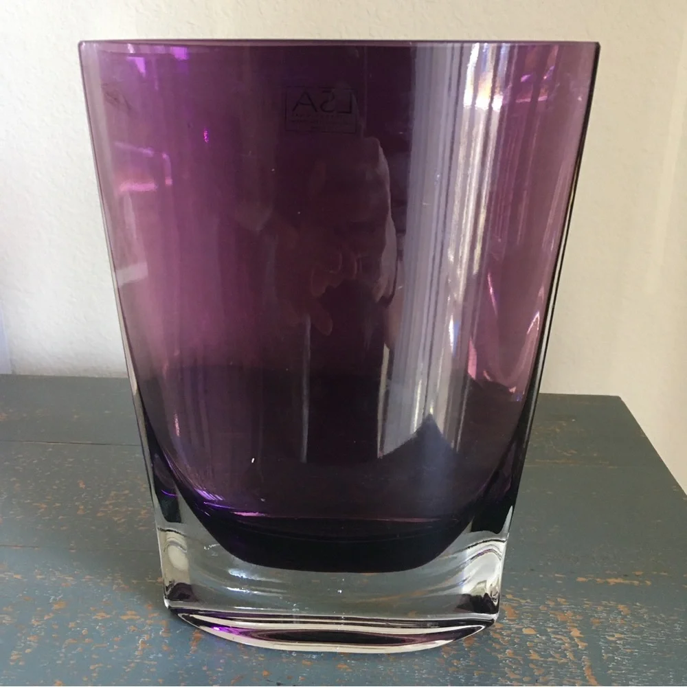 LSA INTERNATIONAL Purple Flower Vase
